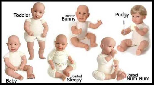 A baby is wearing all white and has different expressions.